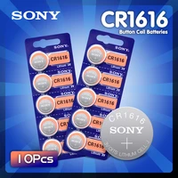 sony 10pcs cr1616 button cell batteries dl1616 ecr1616 lm1616 coin lithium battery 3v for watch electronic toy remote control