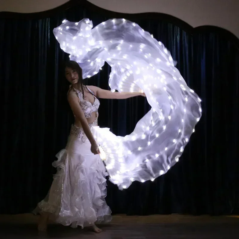 Яркая шелковая Фата для танца живота