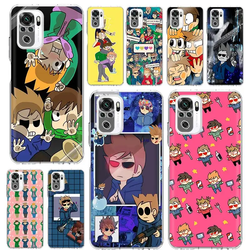 Чехол для телефона Eddsworld Comics, чехол для Xiaomi Redmi Note 12 11 11S 11T 11E 10 10S 9 9S 9T 8 8T 8 Pro Plus Global 7, чехол с рисунком
