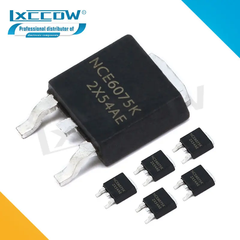 10 шт NCE6075K TO252 NCE6075 TO-252 6075K MOSFET-N 60V 75A