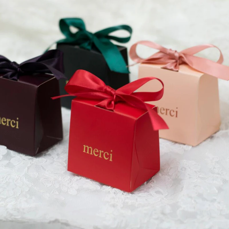 For Saint Valentin Party Baby Shower Birthday Paper Chocolate Boxes Packaging Wedding Favours Mariage Candy Box