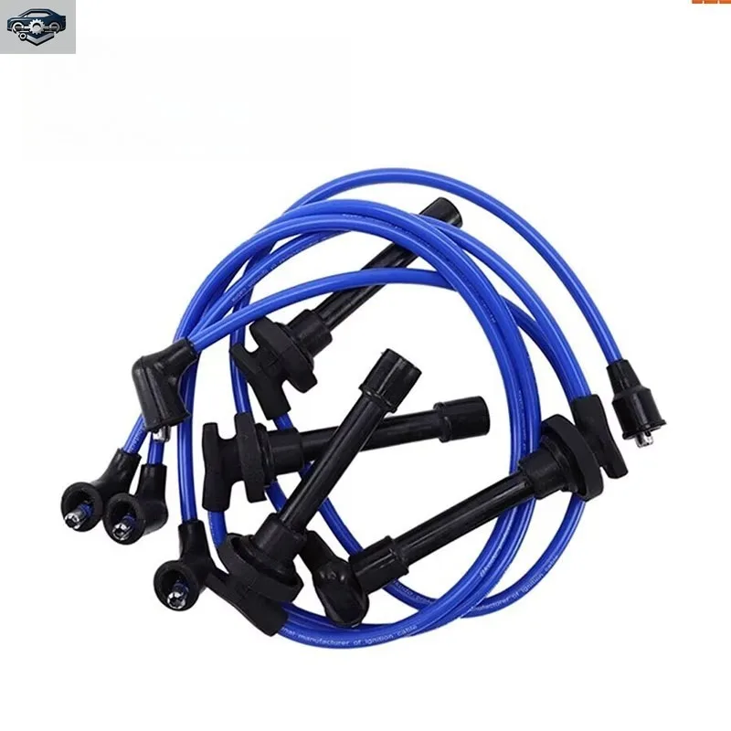 Фото Комплект высокопроизводительных проводов зажигания OEM 32700-PTO-000 для HONDA CIVIC del SOL 1992-2002, синий №1