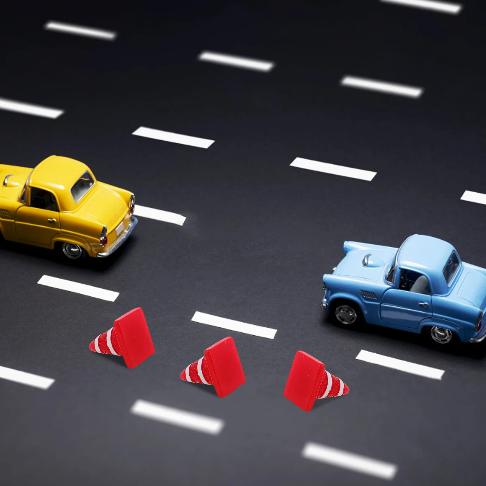 20 шт. дорожные конусы украшения мини-мусорный бак строительные мультяшные