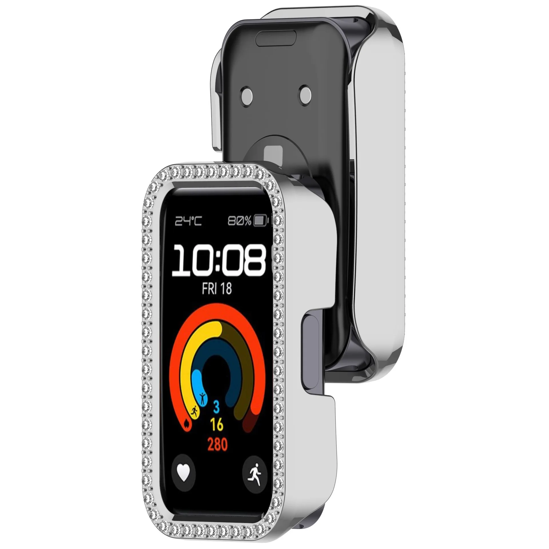 Однорядный корпус для часов Huawei Band 10 ремешок умных бампер 9 8 чехол NFC аксессуары