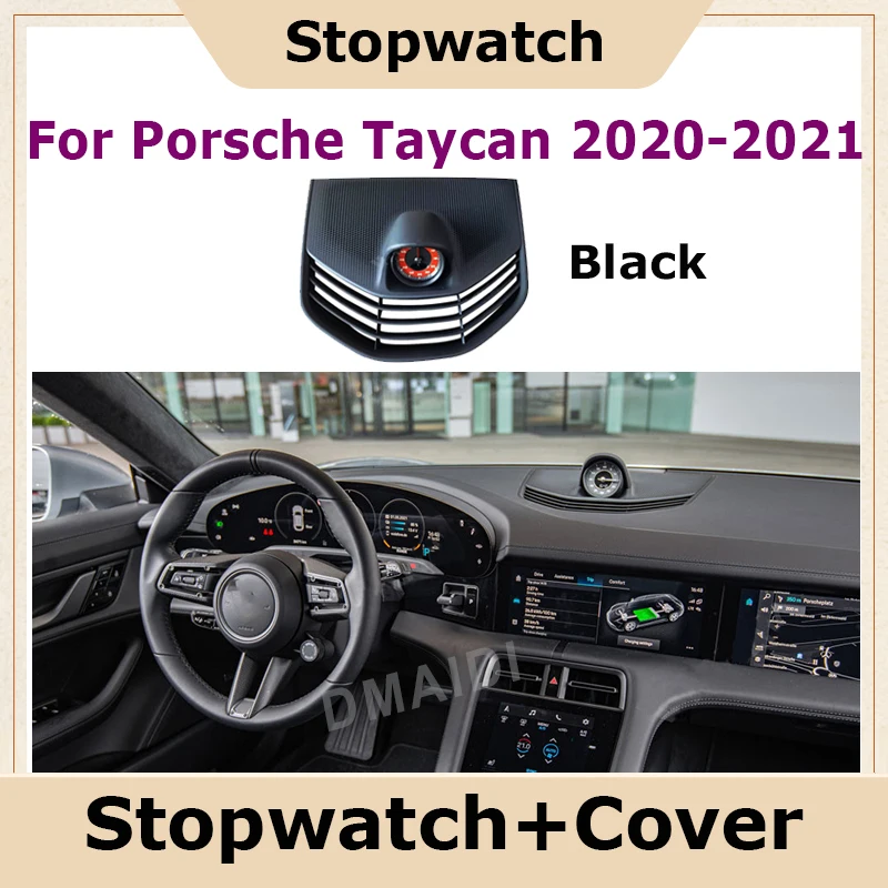 

Car Stopwatch Kompas Dekorasi Dalam Ruangan Stopwatch Kompas Konsol Tengah Cover For Porsche Taycan 2020-2021