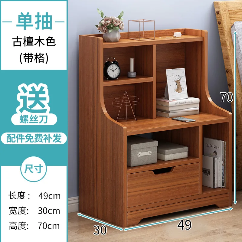 

2023 Year AOLIVIYA Nordic Minimalist Modern Bedroom Bedside Table Storage Bedside Cabinet White Shelf Living Room Mini Cabinet