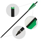 612 шт. карбоновые стрелы для арбалета 20 дюймов стрелы для стрельбы из лука 4 дюйма 3 Лопасти болты из нержавеющей стали наконечник для стрельбы из арбалета Охота