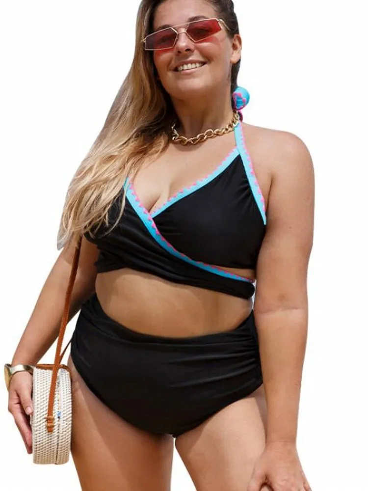 

High Waist Bikini Sets Women Swimwear Bra And Underwear Bathing Suit Summer New Sexy Beach Bandage Bikini Set Swimsuit Biquinis