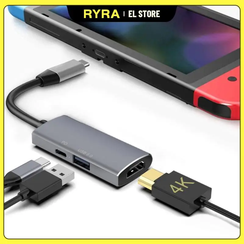 

Док-станция RYRA, USB 3,0, HDMI, TF, 3 порта, Вт