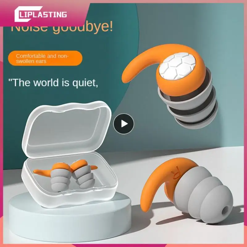 

Ergonomic Design Diving Earband Immersive Noise Reduction Earplugs Sleep Soundproof Earplugs Umbrella Shaped Transparent Shell