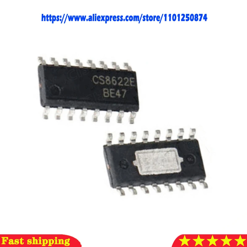 

5 шт. CS8622E лапками углублением SOP-16 CS8622 SOP16 CS8623E SOP CS8523