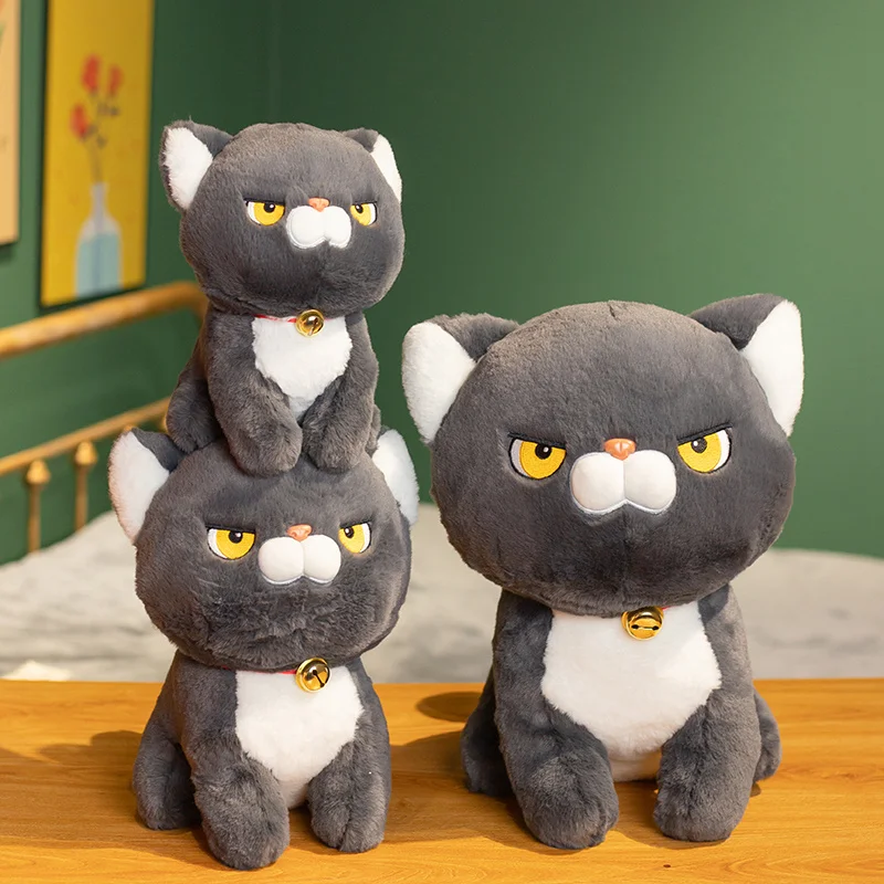 

25/30/40cm Cute Cat Plush Toy Cartoon Stuffed Animals Kittey Plushies Doll Anime Soft Kids Toys for Girls Boys Children Gifts