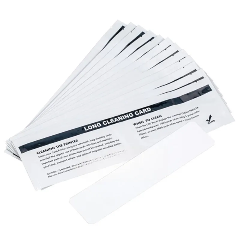 Совместимость 105999 -808 Наборы чистящих карт для принтеров ID-карт Zebra ZXP8 ZXP9