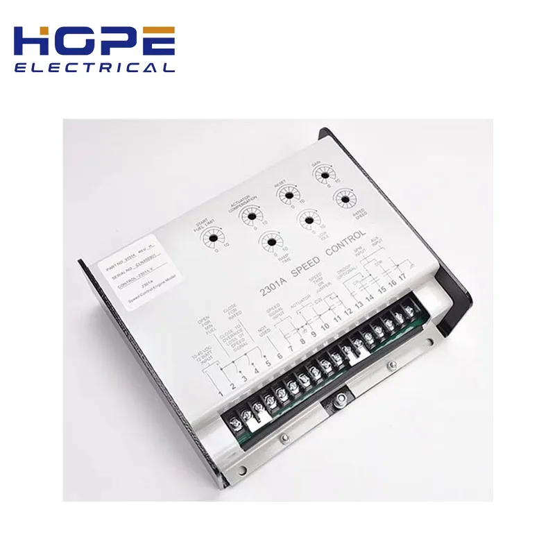 Woodward 2301A 9907-014 Panel sterowania gubernatora 9907-018 Regulator 9905-026 Moduł kontroli prędkości regulatora