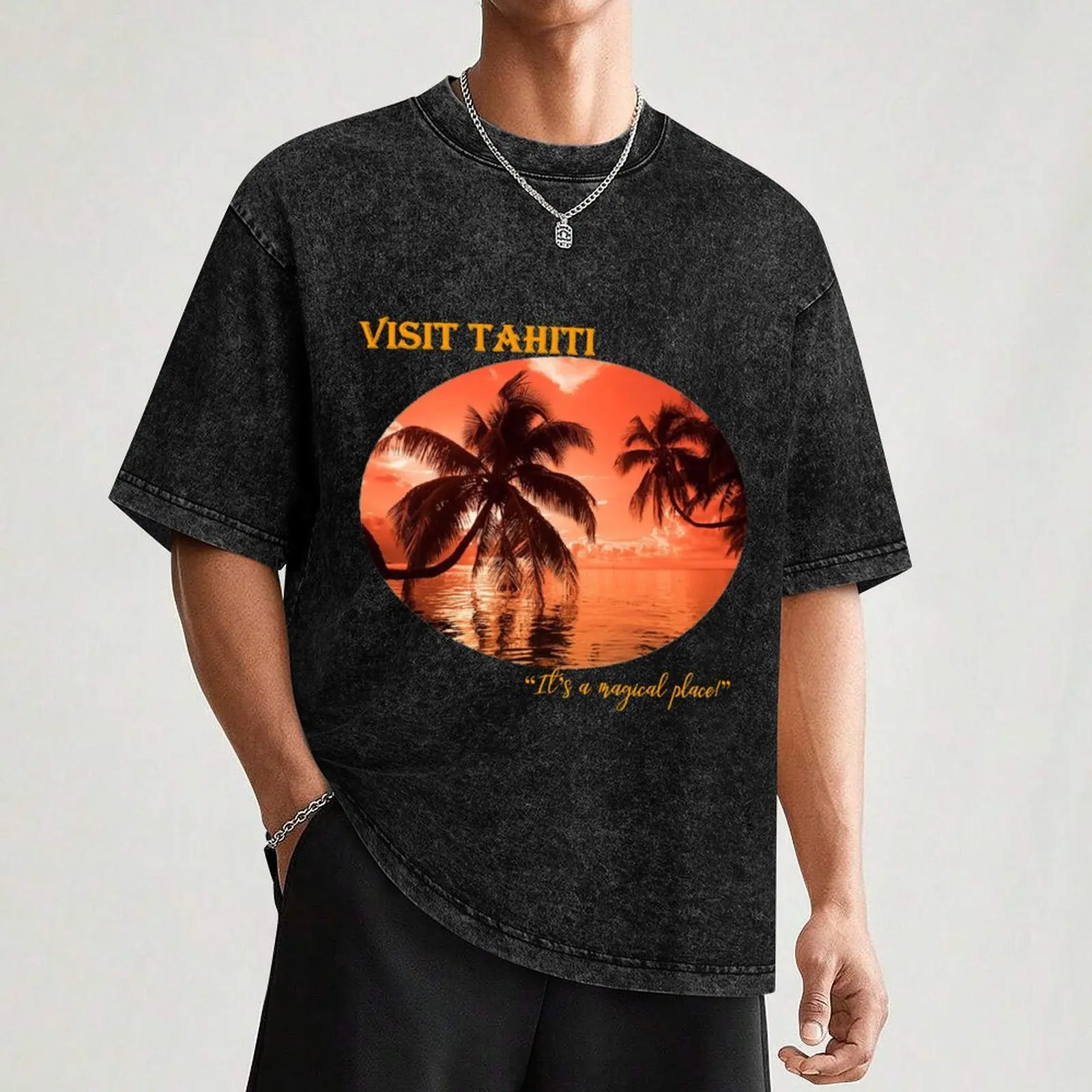 Фото Футболка Visit Tahiti Holiday Simple Tee Shirt №3