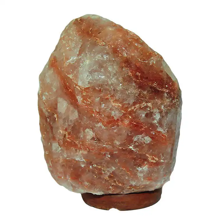 

Натуральная Гималайская солевая лампа, проводная лампа розового цвета, 3-4 кг