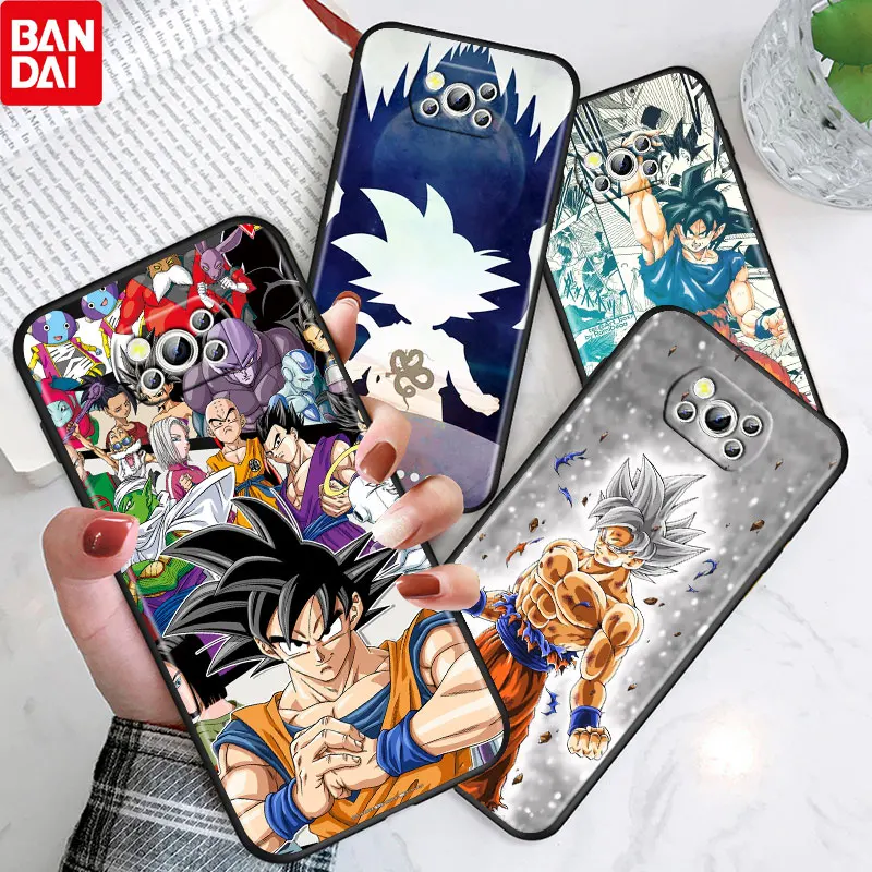 

Anime Dragon Ball For Xiaomi Poco X3 NFC F3 GT M4 M3 M2 F2 F1 C3 X2 Pro Mi Play Silicone Soft Black Phone Case Funda Coque Capa