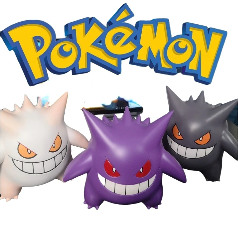 

3 Pcs Pokemon Gengar 1/10 16cm Ornament Gift Toys Hobbies Anime Action Figure Model Dolls Toys Kids Gift
