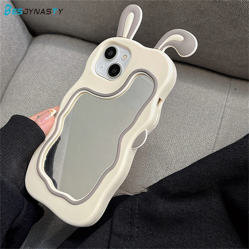 

Корейский милый 3D зеркальный чехол BESD для IPhone 13 Mini Pro Max, силиконовый защитный мягкий чехол для Iphone 13