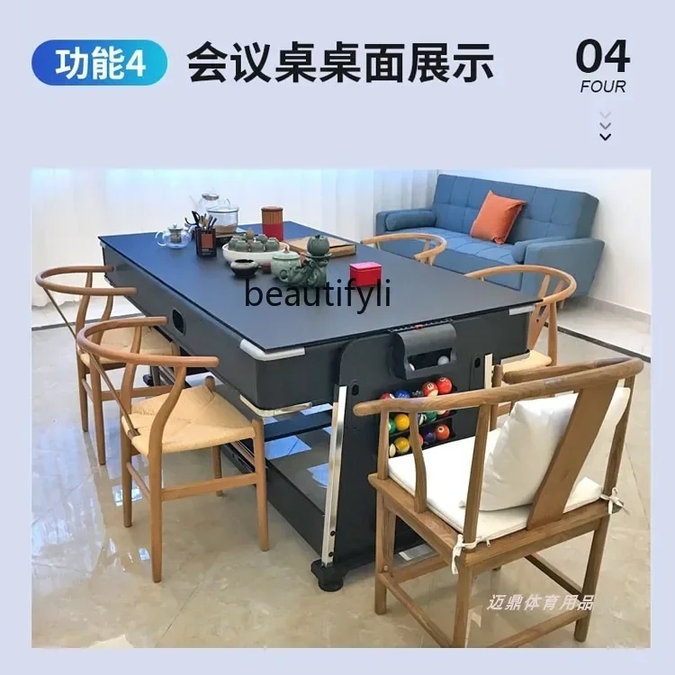 4 в 1 многофункциональный автоматический бытовой настольный теннисный стол для