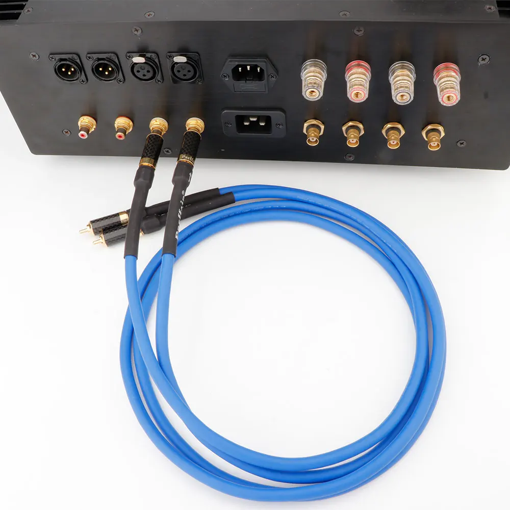 Amp Audio Rca Cable With Gold Plated Rca Connector