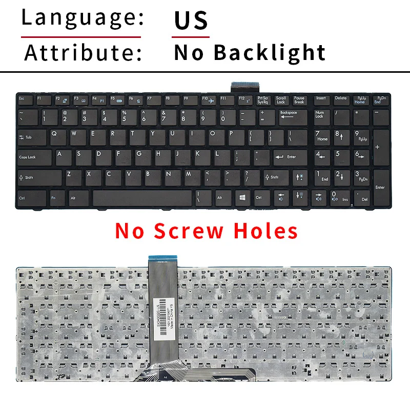 Русская клавиатура для ноутбука Msi GE70 GT60 GT70 GX60 GX70 GE60