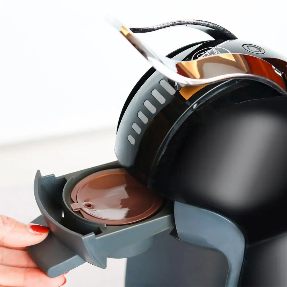 

1pc Reusable Refillable Coffee Capsule Filters Pp Coffee Pods For Office Home Bar Restaurant Coffee Shop Wholesale 35x54mm