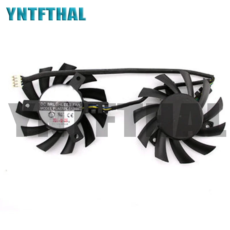 Пластина 07010s12hh DC12V0.50A 65 мм, 4 провода MSI R5770 N450GTS, пара, охлаждающий вентилятор для видеокарты, Новинка