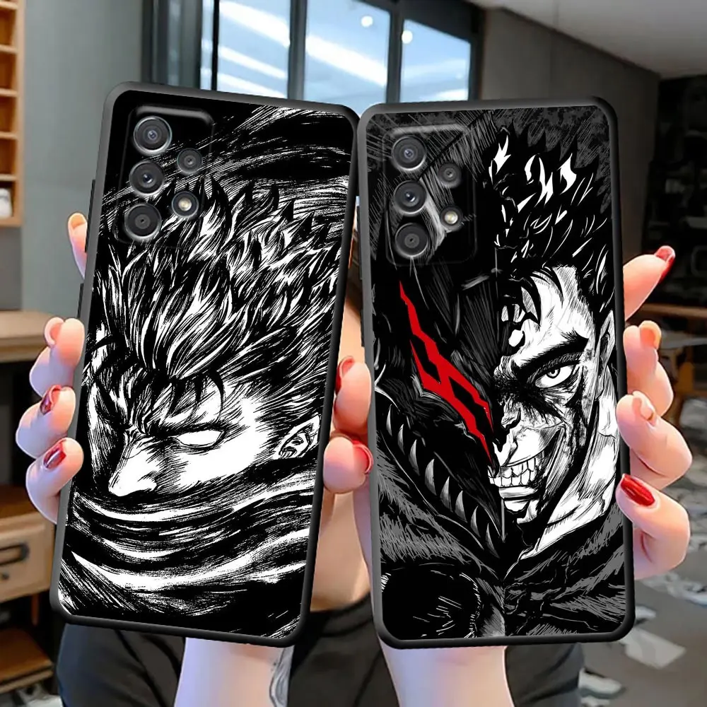 

Japanese Anime Guts Berserk Manga Funda Coque Case For Samsung S23 S22 S21 S20 FE S10 S10E LITE S9 S8 PLUS ULTRA 5G Case Shell