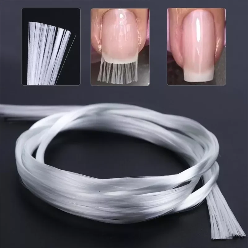 

5M Nail Art Fiberglass for UV Gel DIY Nail Form Fibernails Acrylic Nail Extension Tips Fiber Glass Nails Building Manicure Tool