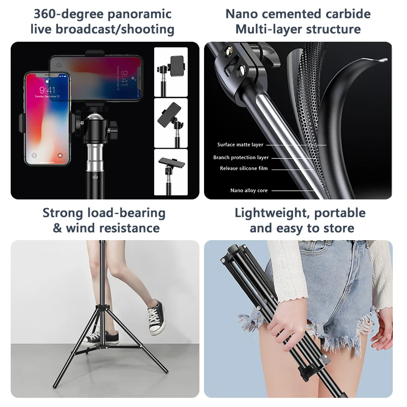 Штатив для селфи 110 см 160 200