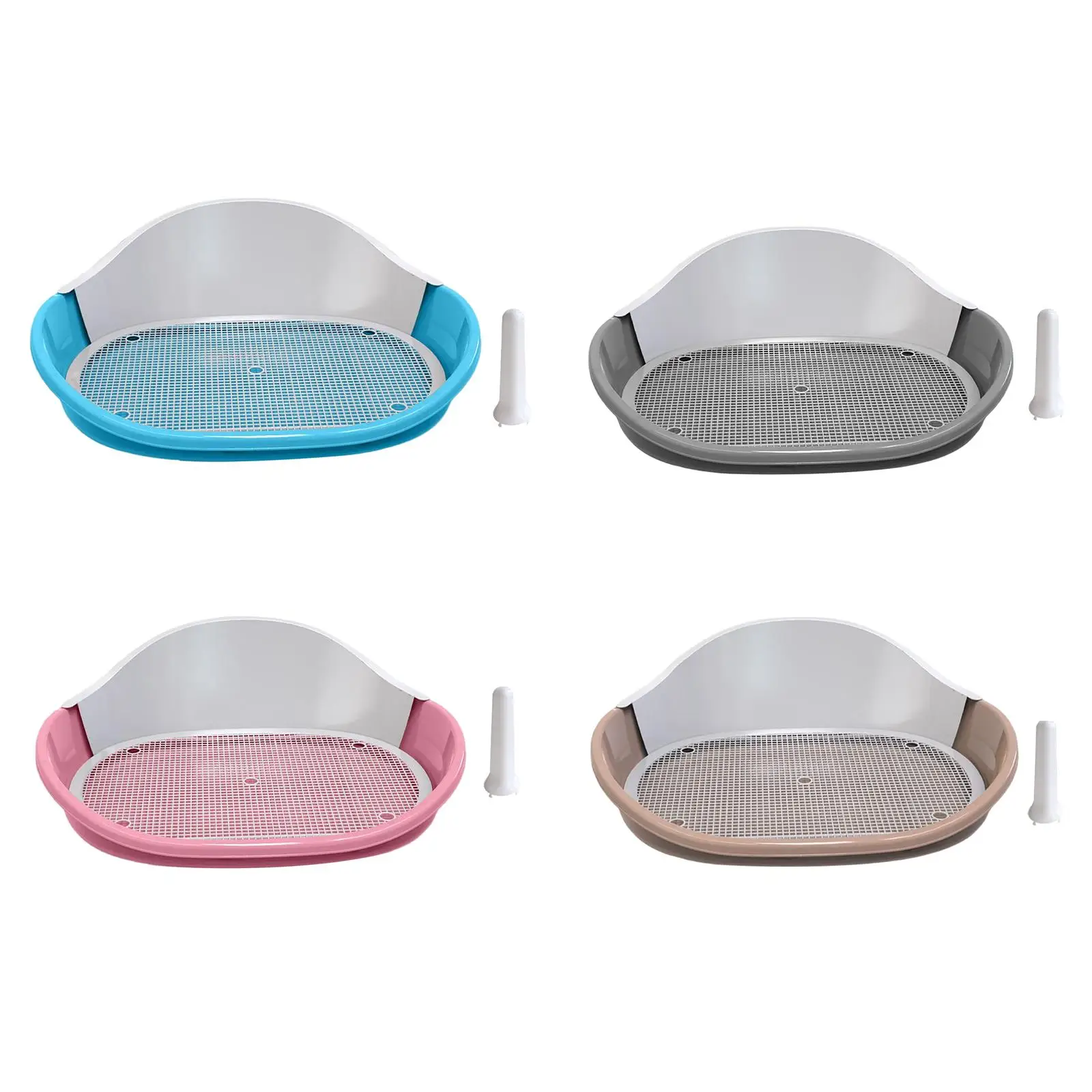 

Dog Toilet Puppy Pee Tray Puppy Toilet Washable Mesh Grids Pet Training Toilet Tray for Bunny Small Medium Dogs Pets Accessories