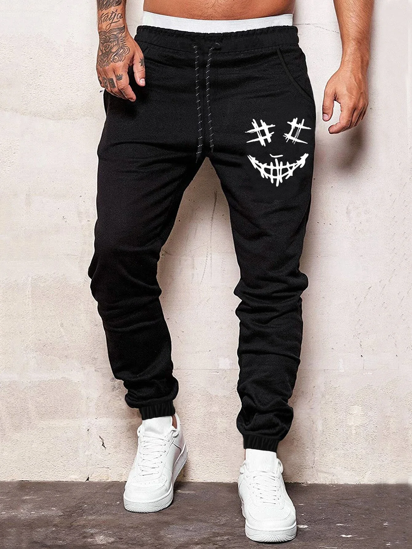 

Men Cartoon Graphic Drawstring Waist Sweatpants
