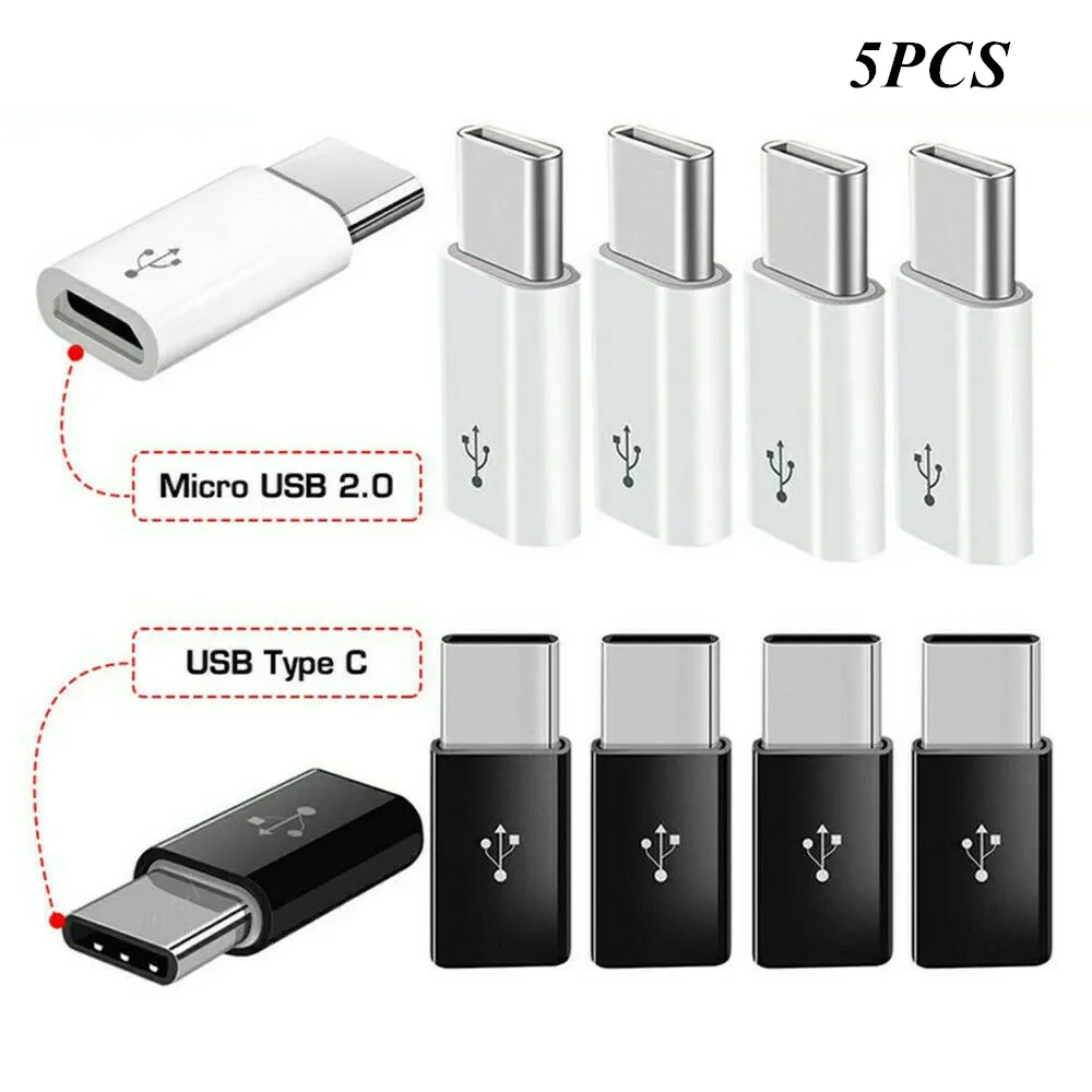 

2023 trend Converter Micro-B To USB-C Connector Charging Adapter Phone Accessories New Micro USB Female To Type C Male Adapter
