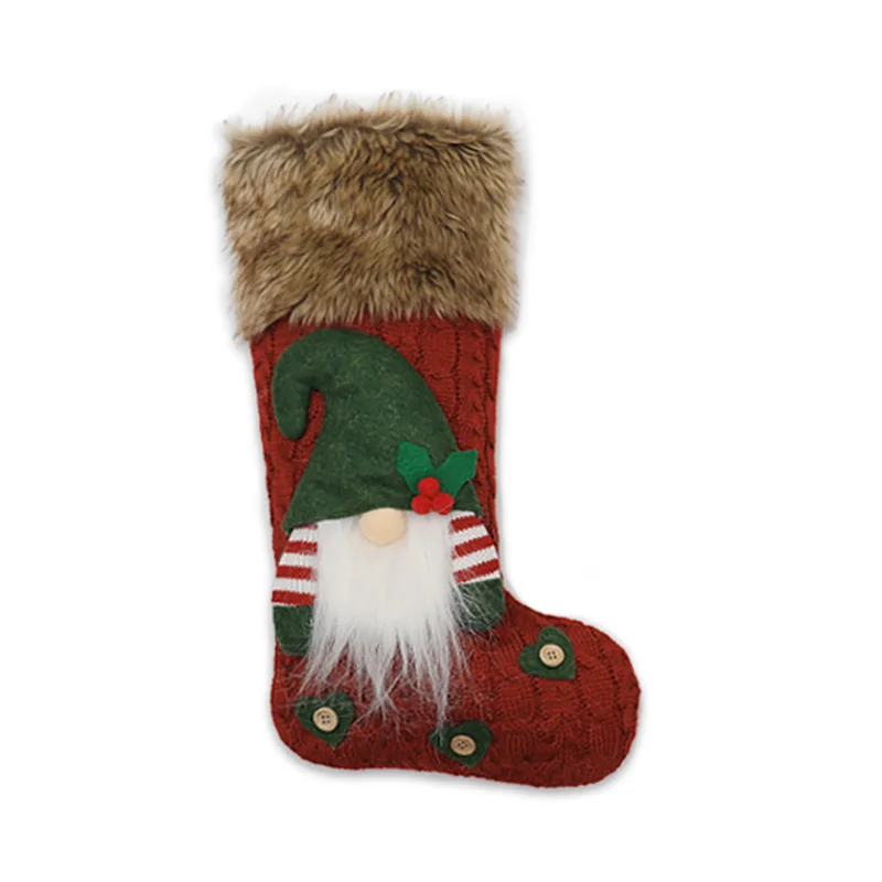 

Creative Cute Gift Bag Knitted Gift Holders Decoraciones de navidad Home Festive Supplies Christmas Gift Holders Fast Shipping