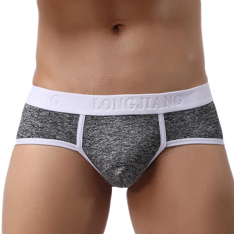 

Sexy Men Underwear Soft Gay Briefs Low Rise Breathable Bikini Mens Panties U Convex Underpants Male Cuecas Masculinas Slip