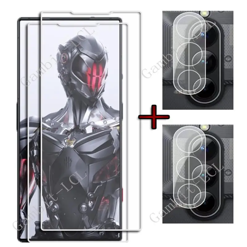 

4In1 9H Protective Tempered Glass For ZTE Nubia Red Magic 8 Pro 6.8" RedMagic 8Pro Plus Screen Camera Lens Protection Cover Film