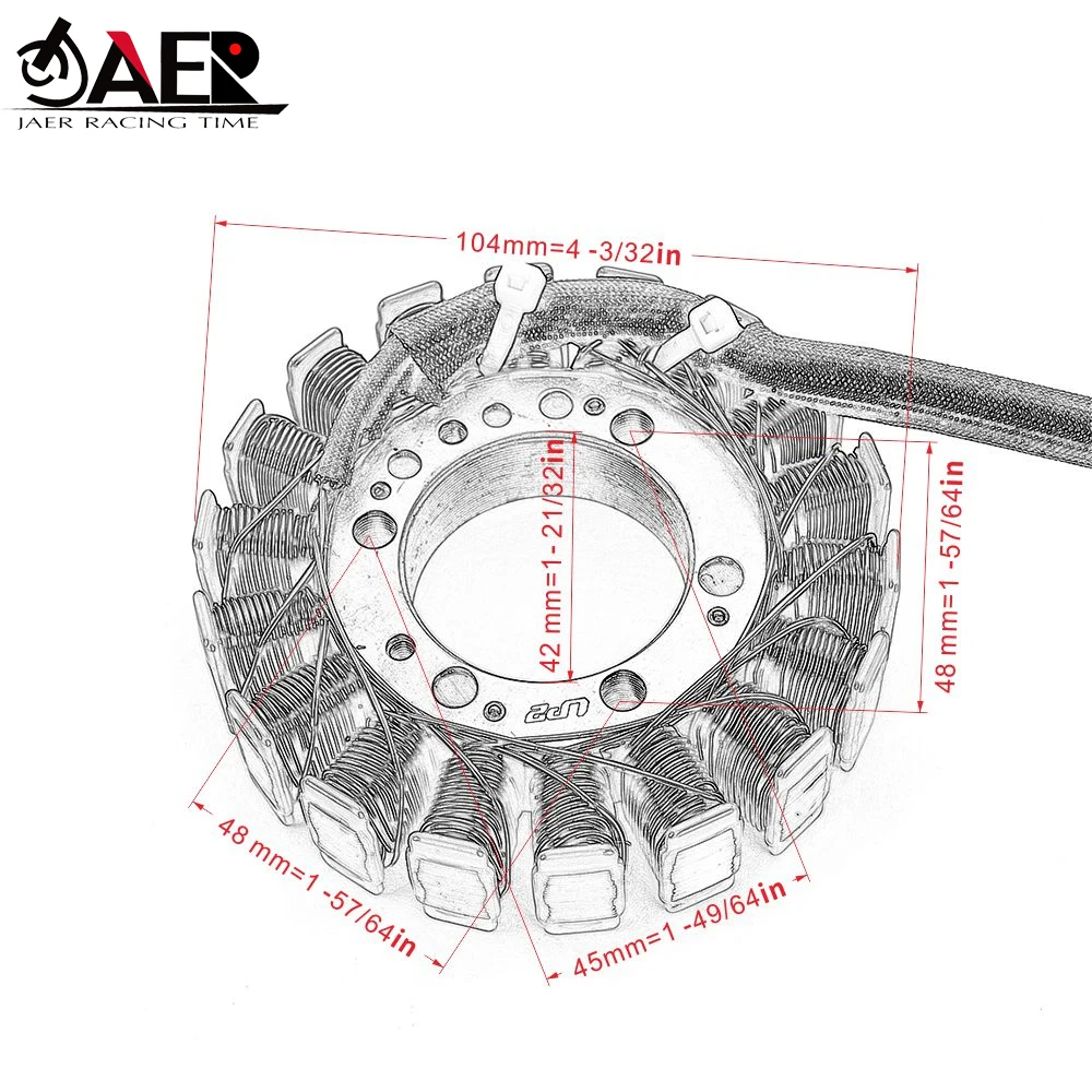 Катушка статора генератора мотоцикла 8EK-81410-00 для Yamaha SRX700 2000-2002 SX Viper 700 2002-2006 Venture 2004