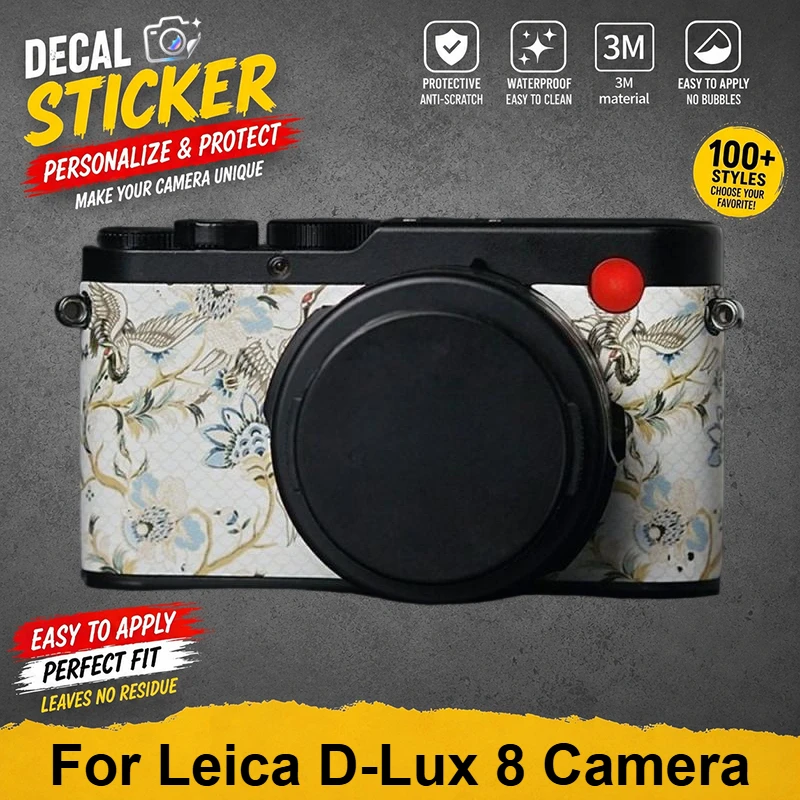 Фото Наклейка PrizMo Skin для камеры Leica D-Lux 8, стильная защитная наклейка из винила премиум-класса, защита от царапин, DLUX8 D-LUX 8 №1