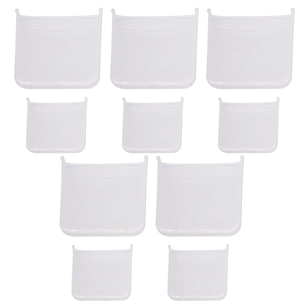 

10 Pcs Plastic Water Cups Rice Cooker Box Boxes Condensation Collectors Collection 5.9X5.7X1CM Storage Household White Pp