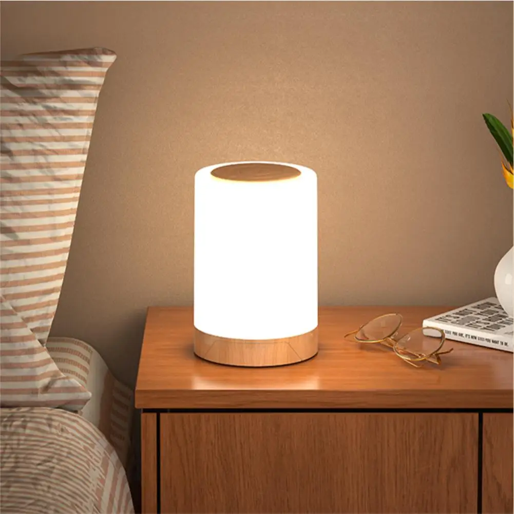 

Led Bedside Touch Sensor Nursery Light Usb Rechargeable Baby Breastfeeding Multifunctional Lamp Dimmable Night Soft Eye Care