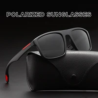 fashion tr90 rectangular sunglasses men polarized uv400 driving sun glasses unisex ultralight anti reflective polarizing eyewear