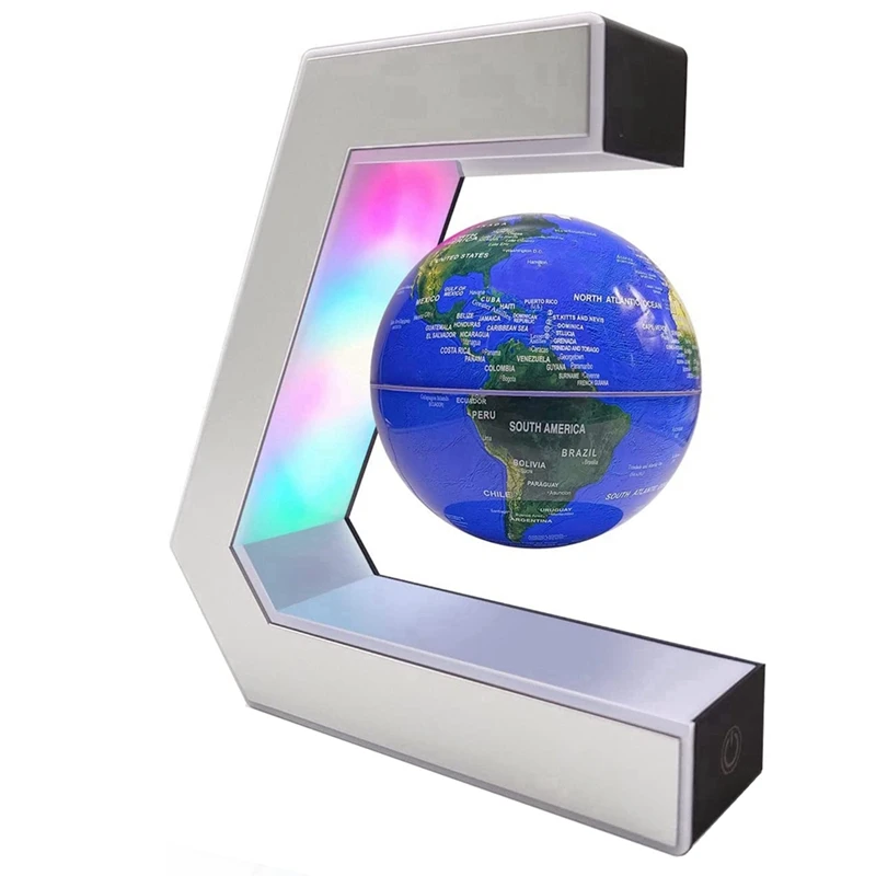 

Магнитный левитационный Глобус со стандартным освещением, для образовательного декора дома и офиса, вилка стандарта США