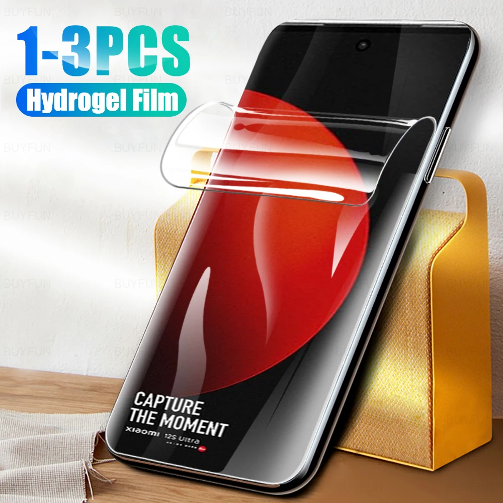

3pcs/2pcs/1pc 99D Hydrogel Film for Xiaomi 11 Pro Ultra 11T 12 Pro Ultra 12X 12S 9 Pro 10 Ultra 5G Clear Screen Protector