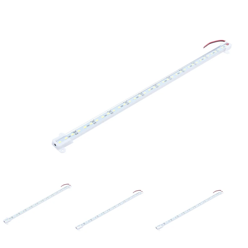 

4Pcs 50CM 5630 SMD 36 LED Day White Aluminium Rigid Strip Bar Light Lamp