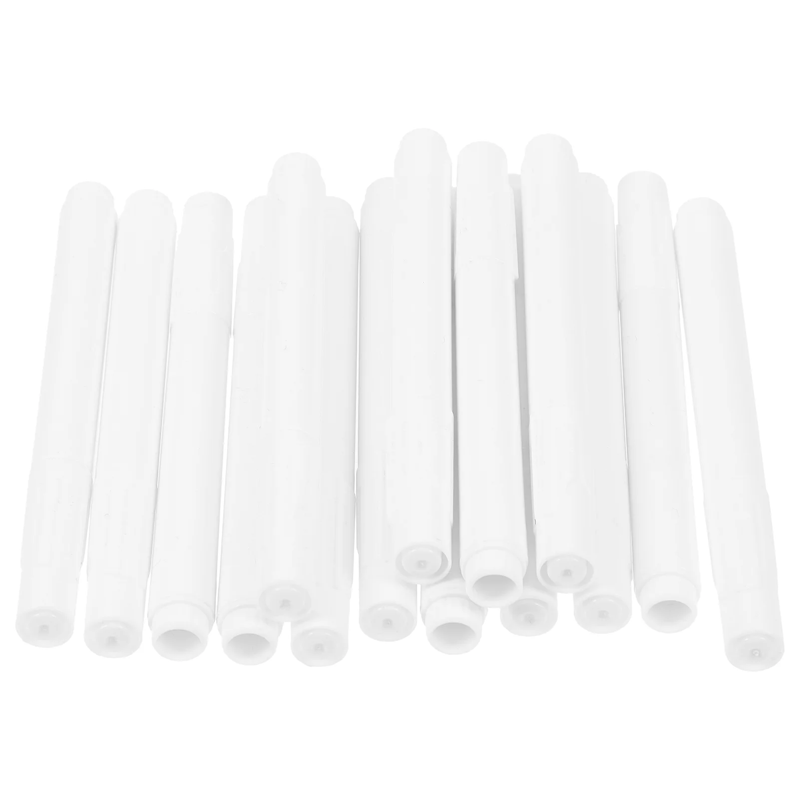 

15 Pcs Metallic Marker Pens Liquid Chalk Markers Blackboard Fluorescent Plate 12.5X1.3X1.3CM Portable White Abs