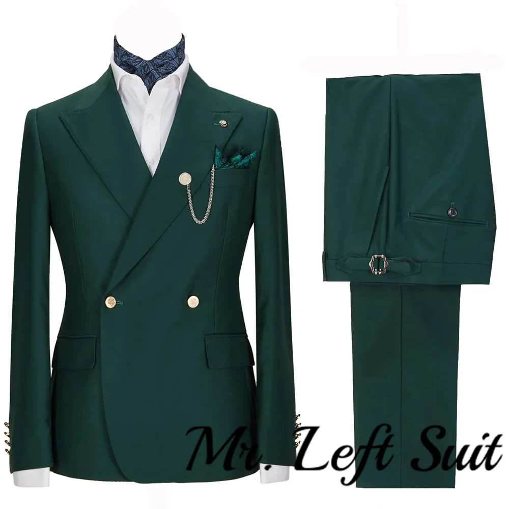 Мужские костюмы Стандартный крой блейзер брюки женский свадебный вечерний ужин