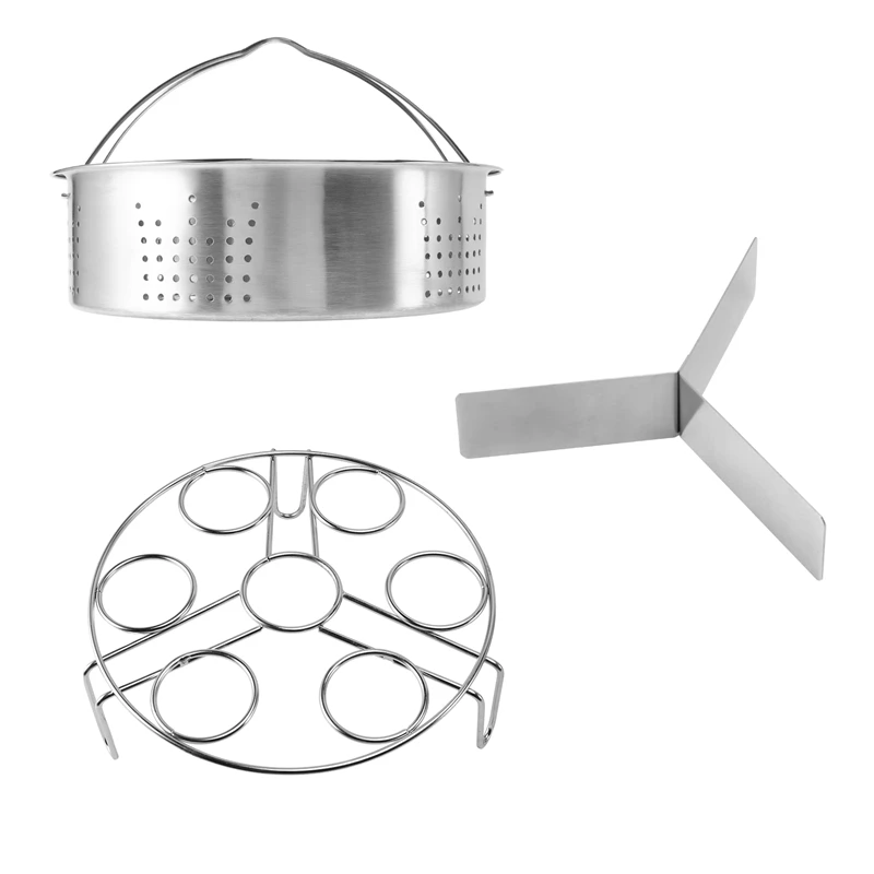 3 шт./набор Паровая корзина из нержавеющей стали