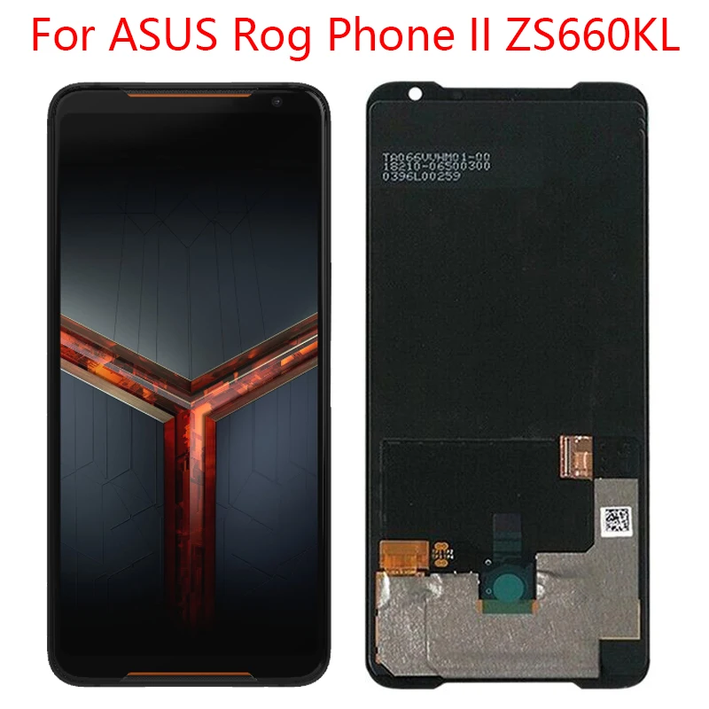 Оригинальный Amoled M & Sen для ASUS _ i001de ROG 2 Phone 2 Phone II ZS660KL ЖК-экран + сенсорная панель дигитайзер Рамка
