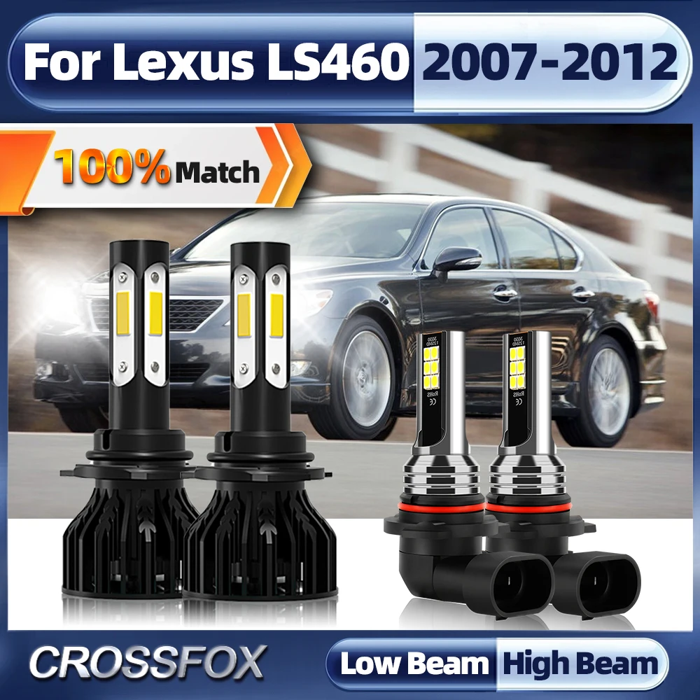 

9005 HB3 Led Car Headlight Bulbs Canbus 40000LM 240W 9006 HB4 LED Fog Lights Auto Lamps For LEXUS LS460 2007-2009 2010 2011 2012
